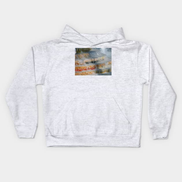 Flowing fountain Kids Hoodie by FriendlyComputerHelp